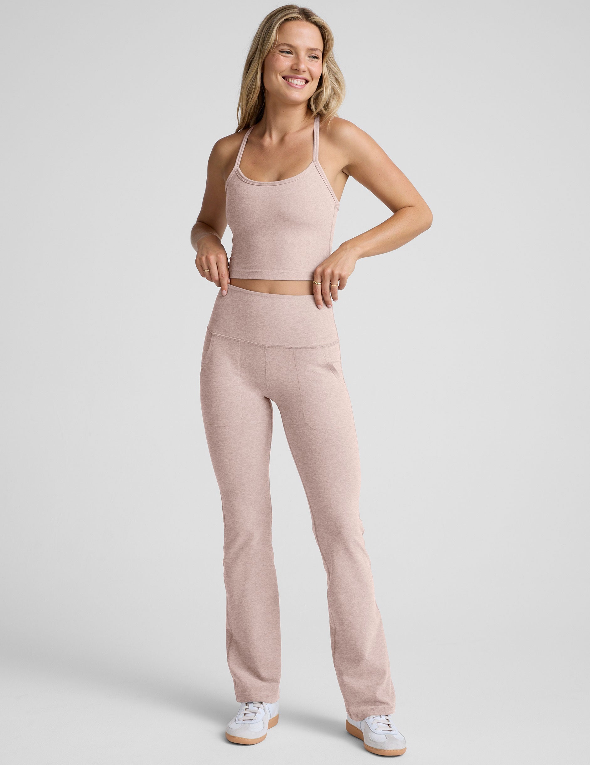 Spacedye™ High Waisted Practice Pocket Bootcut Pant 31"